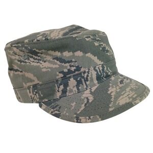 Bernard Cap Co 7 1/8 Air Force Utility Cap Military ABU Digital Camo Patrol Hat